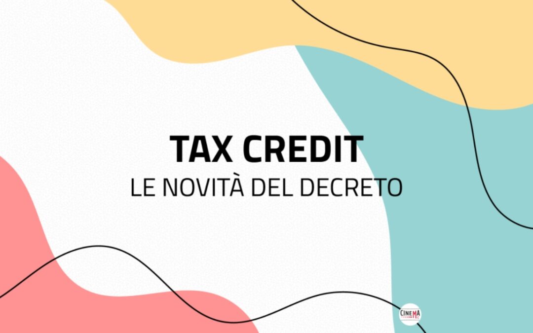Tax credit cinematographic works production