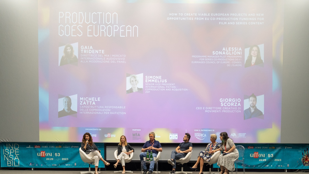 Production goes European. Il MIA al Giffoni Innovation Hub