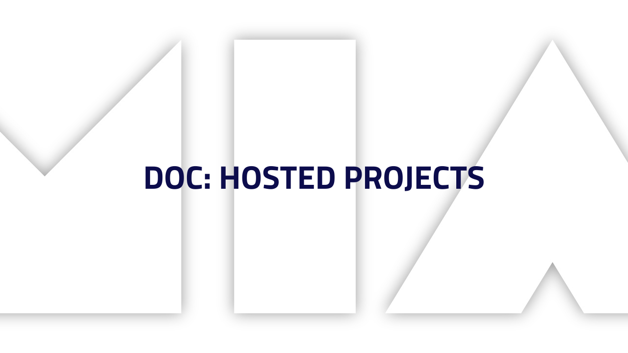 Doc Hosted Projects