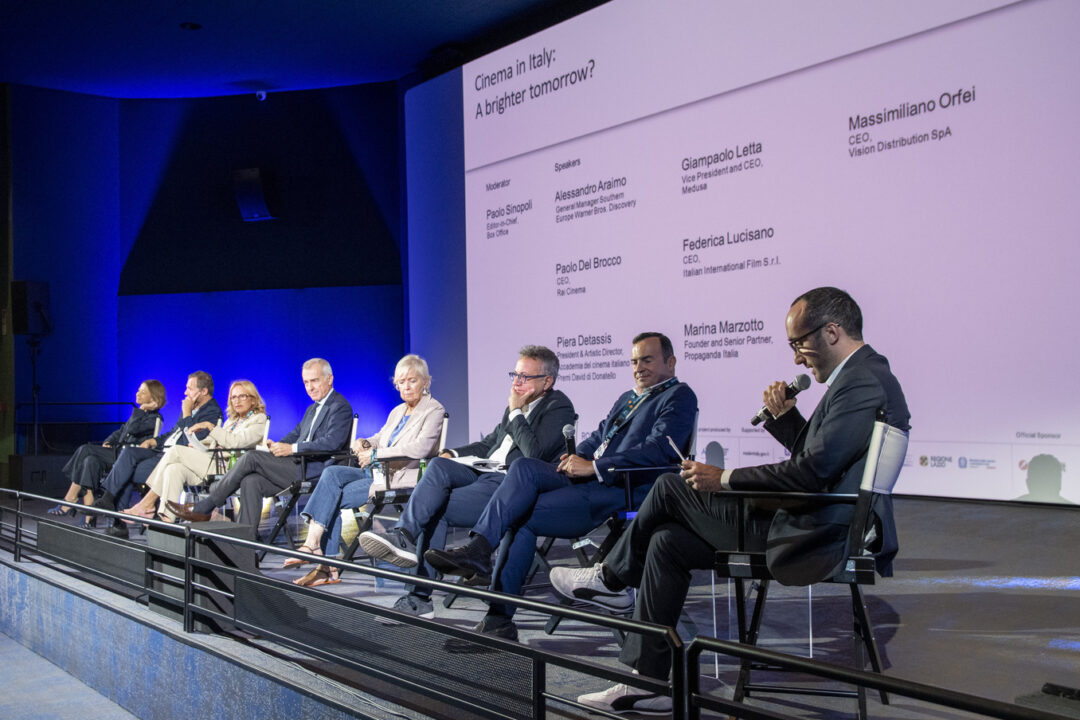 Marina Marzotto, Massimiliano Orfei, Federica Lucisano, Giampaolo Letta, Piera Detassis, Paolo Del Brocco, Alessandro Araimo, Paolo Sinopoli