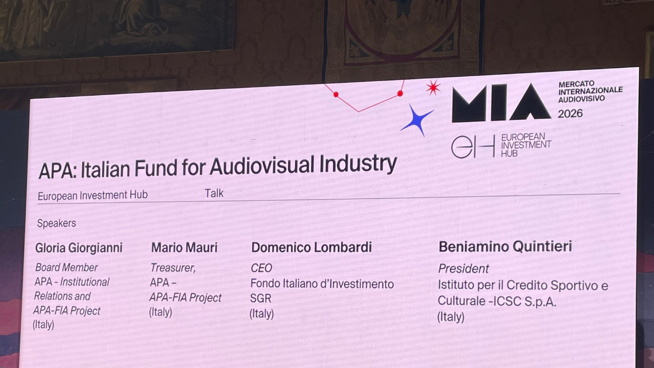 “APA: Italian Fund for Audiovisual Industry”, al MIA il confronto sul futuro del settore